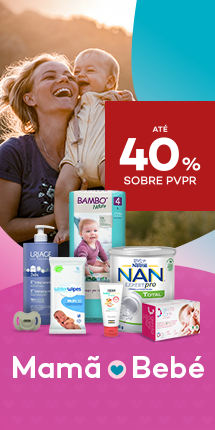 Promoção em produtos para bebés e mamãs com desconto de até 40% sobre preço de Venda ao Público Recomendado